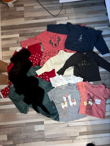 Lot de 7 vêtements bébé fille 12 mois