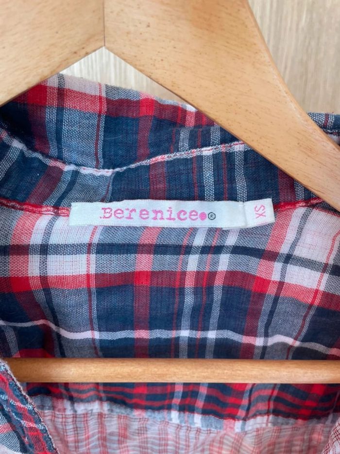 Chemise Berenice rouge bleu XS - photo numéro 6