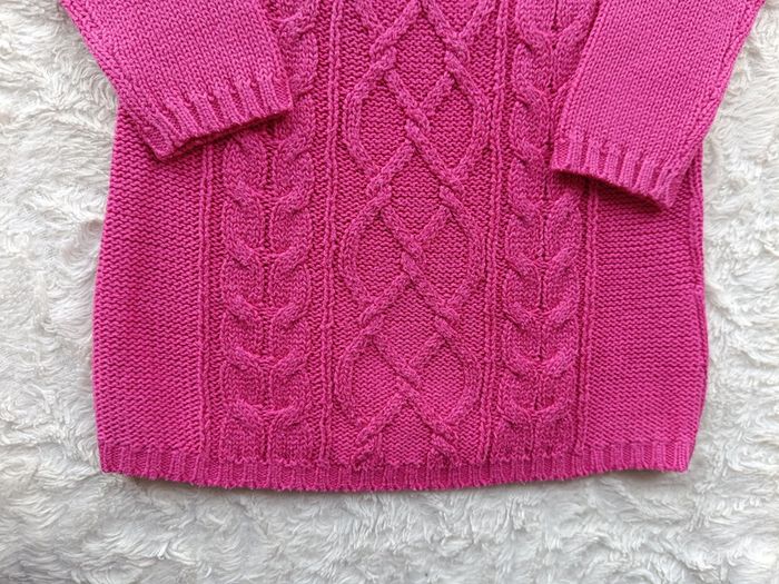 Robe pull manches longues Fille 18 mois maille Grain de blé - photo numéro 5