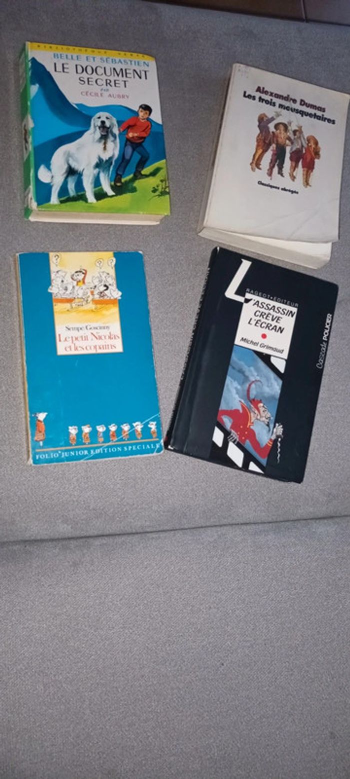 Lot de 4 livres