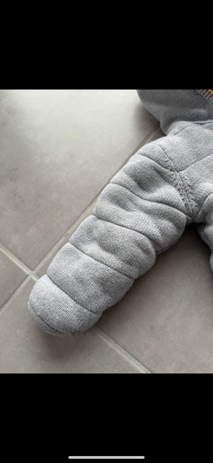 Manteau avec capuche fourré hiver chaud Taille 24 mois - photo numéro 4