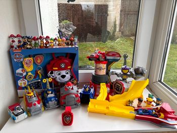 Gros lot de jouets pat patrouille - Circuit mighty meteor track set - véhicules mission spéciale - figurines