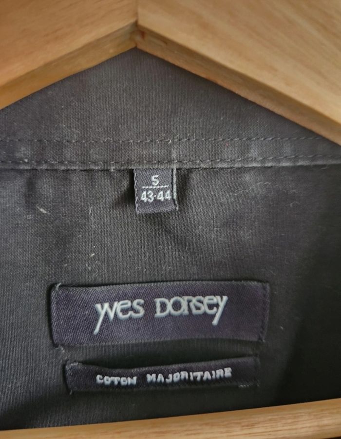 Chemise noire Yves Dorsey – Taille 44 – Très bon état - photo numéro 4