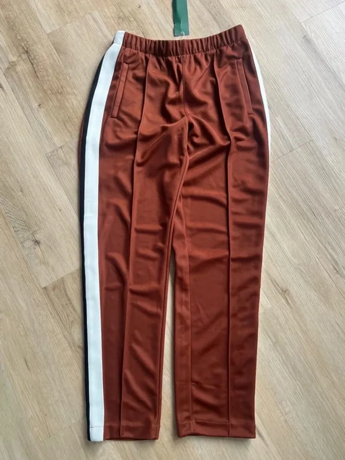 Jogging Lacoste X Ricky Régal Marron Taille XS - photo numéro 2