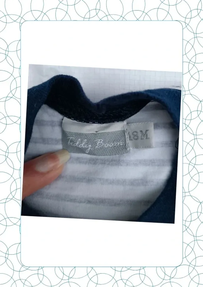 Tee shirt manches courtes 18 mois Teddy Boom - photo numéro 3