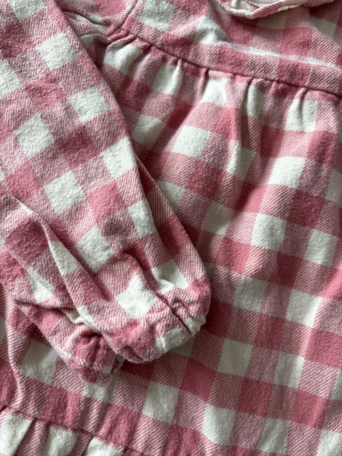 Robe carreaux rose BAMBI Disney t.24m - photo numéro 3