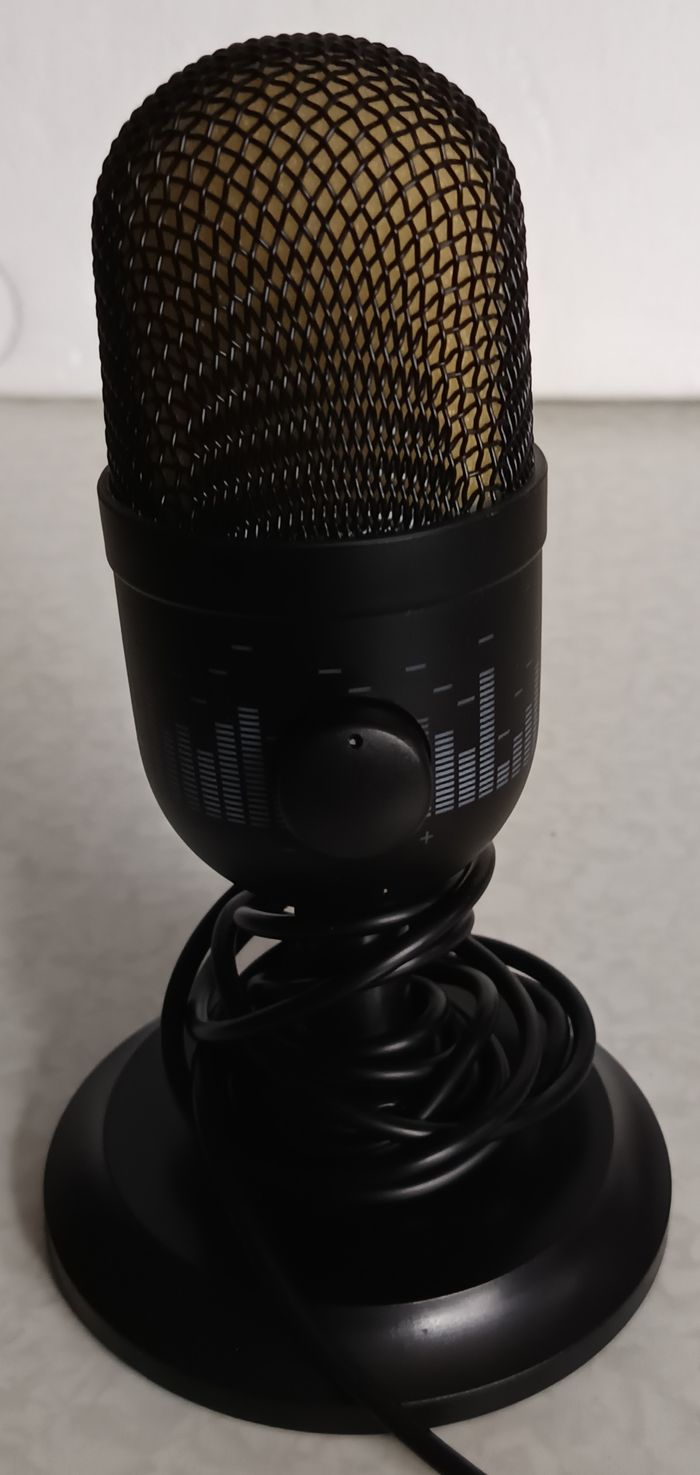 Microphone LED sur pied avec câble USB de 1,50m avec réglage de volumes - photo numéro 2