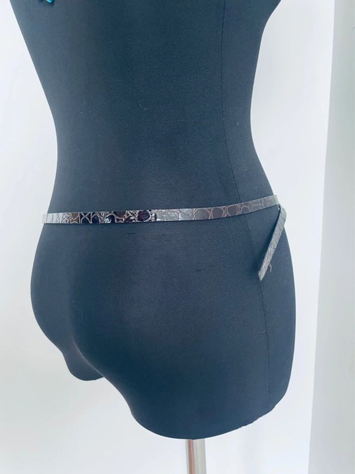 👍🏻 Ceinture. Effet serpent. Marron. Neuve. Ajustable. 36/44. - photo numéro 4