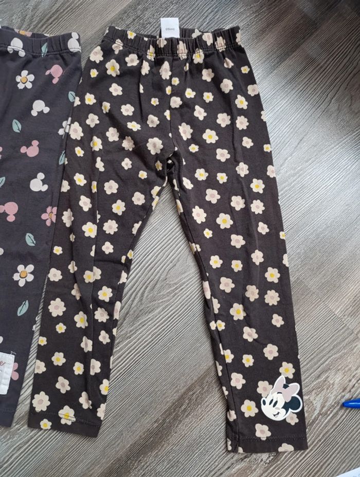 Lot de deux leggings fille Disney baby 36 mois - photo numéro 3