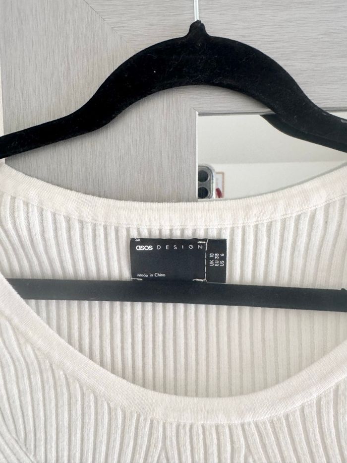 Pull blanc ASOS - photo numéro 2