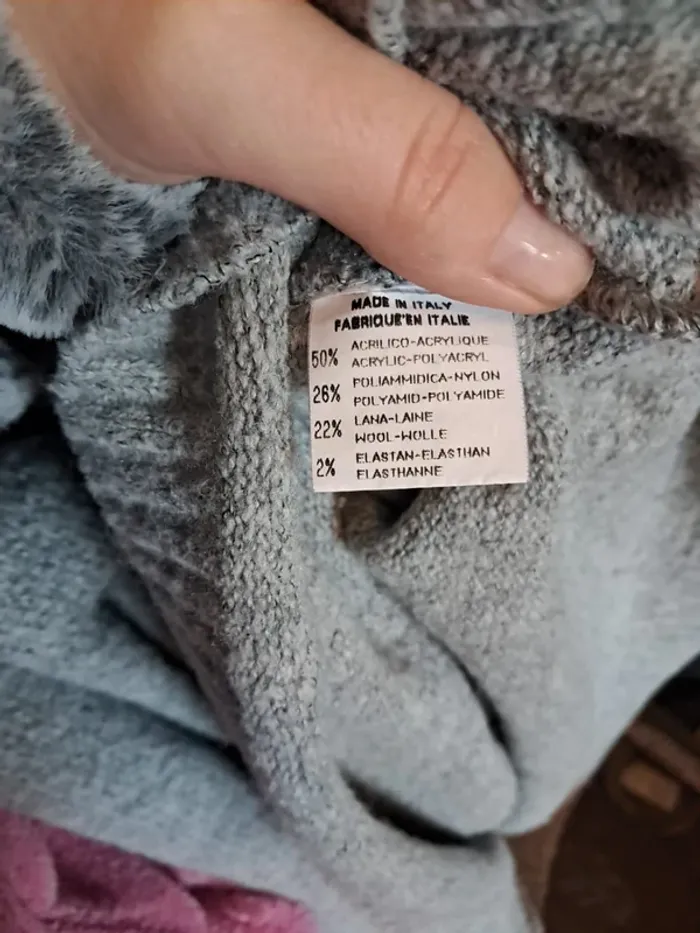 Pull gris Burton taille L - photo numéro 6
