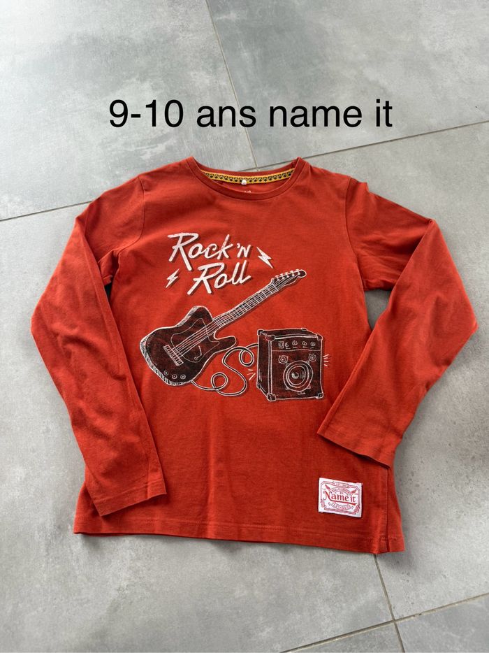 Tee shirt manches longues 9-10 ans marque name it