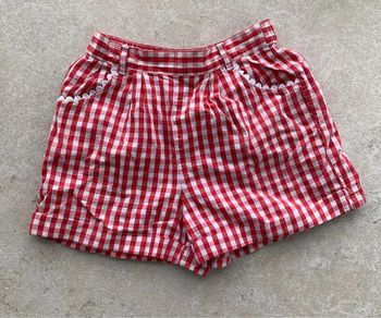 Short vichy à croquets