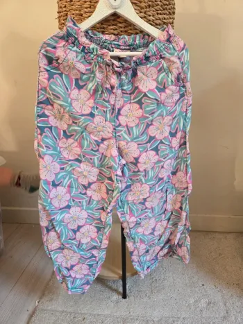 Pantalon fleuri Du Pareil au même 6 ans