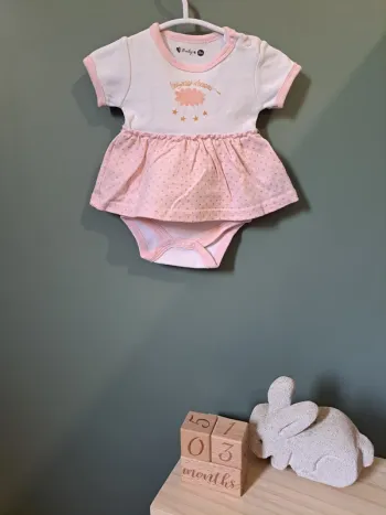 Lot de 2 body - Bougli Bougla - 3mois