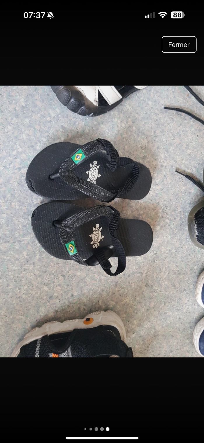 Lot chaussures bébé garçon - photo numéro 2