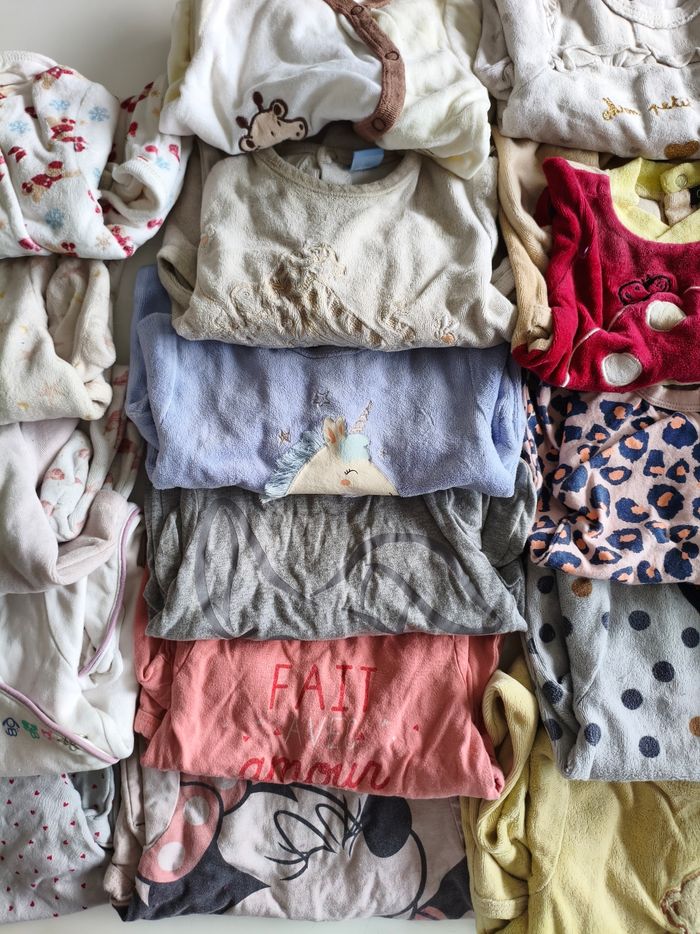 Lot pyjamas bébé fille 3 mois - photo numéro 3