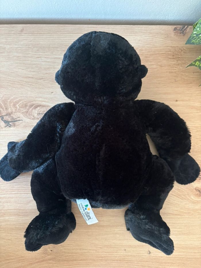 Doudou peluche gorille singe noir Dani état neuf - photo numéro 4