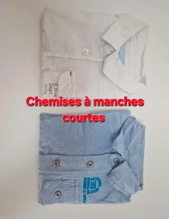Lot chemises garçons