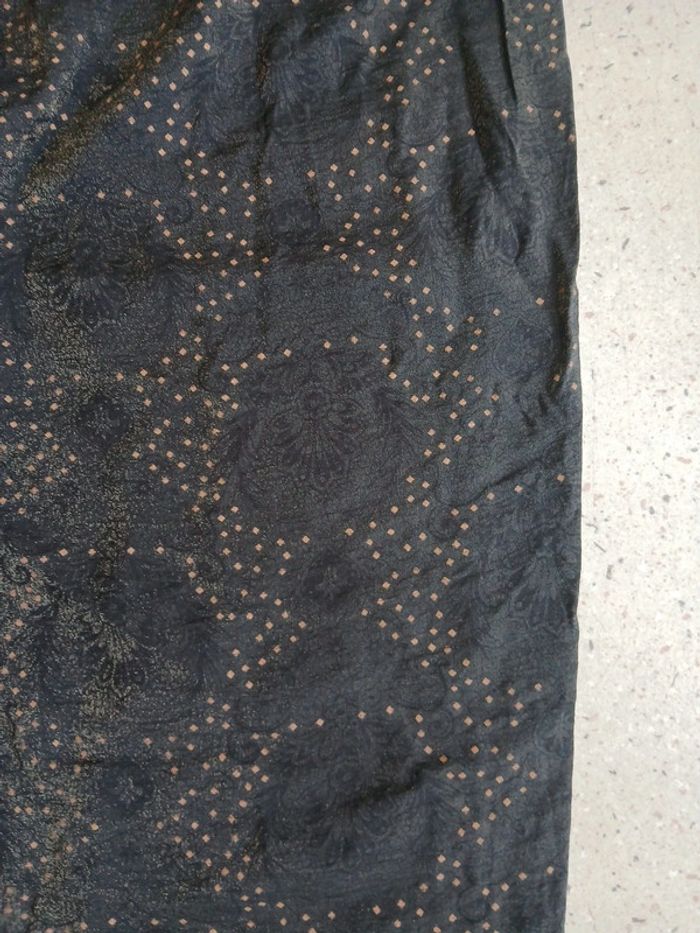 Pantalon léger à motifs et pois dorés - photo numéro 3