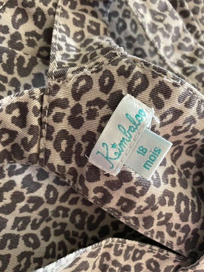 Robe salopette léopard 18 mois - photo numéro 3