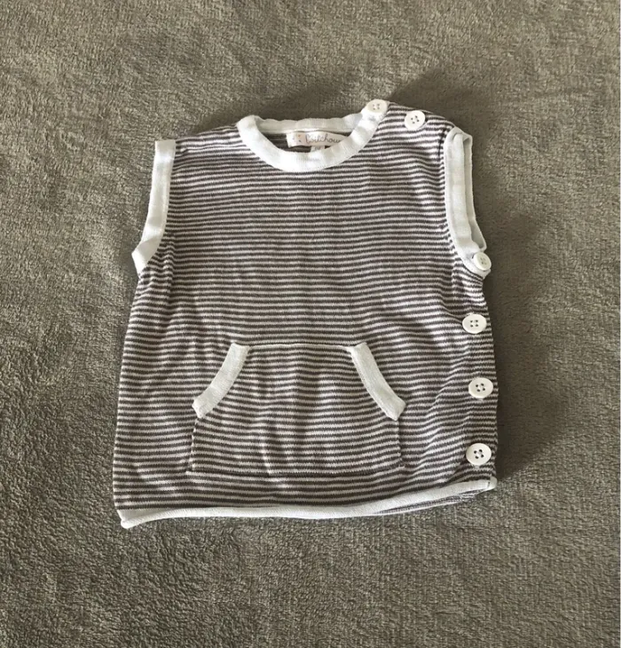 Pull sans manches garçon