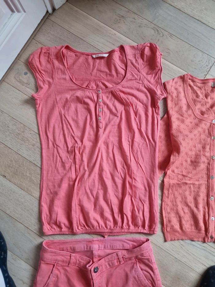 Lot gilet ,tee shirt, pantolon 38 - photo numéro 4