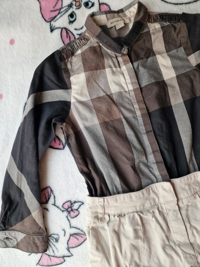 Robe écossaise marron 4 ans - photo numéro 2