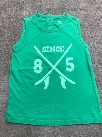 Débardeur garçon 2 ans Vert