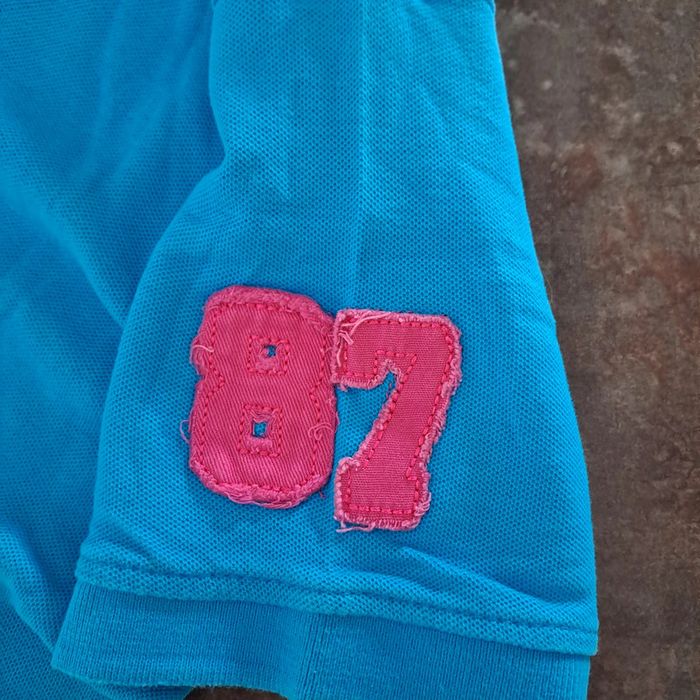 Polo manches courtes bleu - photo numéro 3