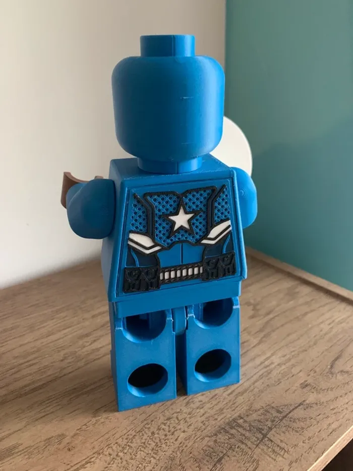 Lego captain américa XL 20cm - photo numéro 3