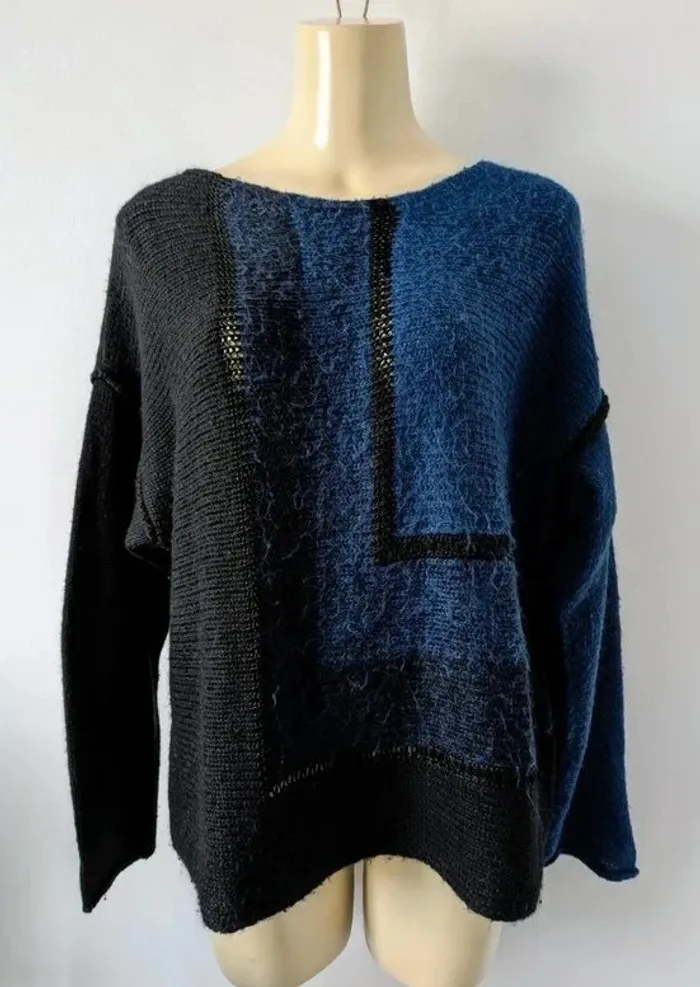 Pull en alpaga laine - Sarah Pacini - taille unique