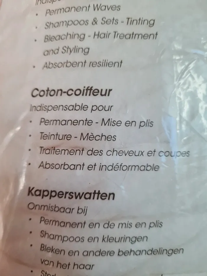 Coton pour permanente Sibel 1kg - photo numéro 3