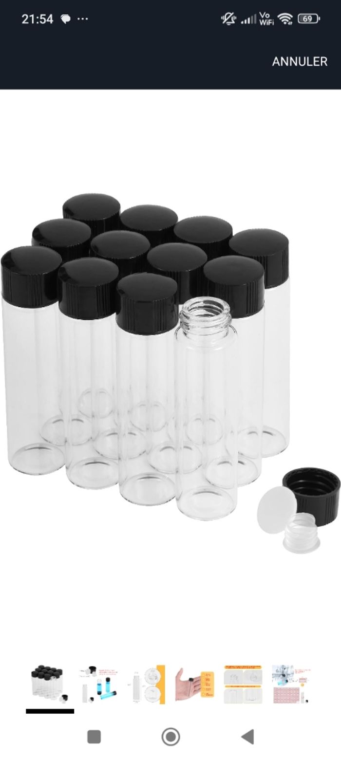 Fiole personnalisée