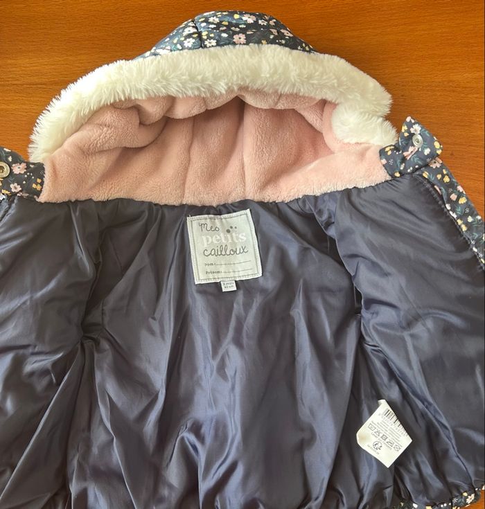 🌸 Veste chaude bébé fille – 3 à 6 mois (62 cm) - photo numéro 3