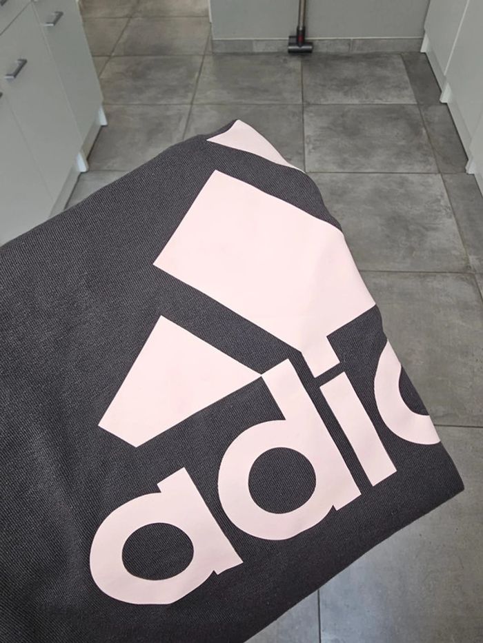 Legging fille 13 ans /14 adidas gris rose - photo numéro 9