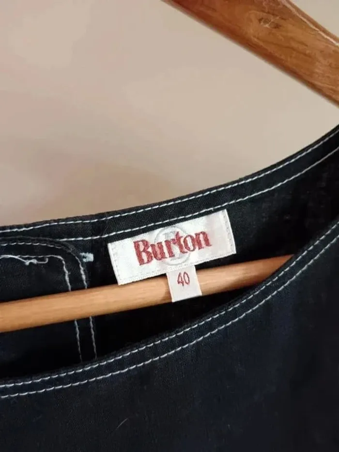 Débardeur noir boutons dos Burton - photo numéro 4