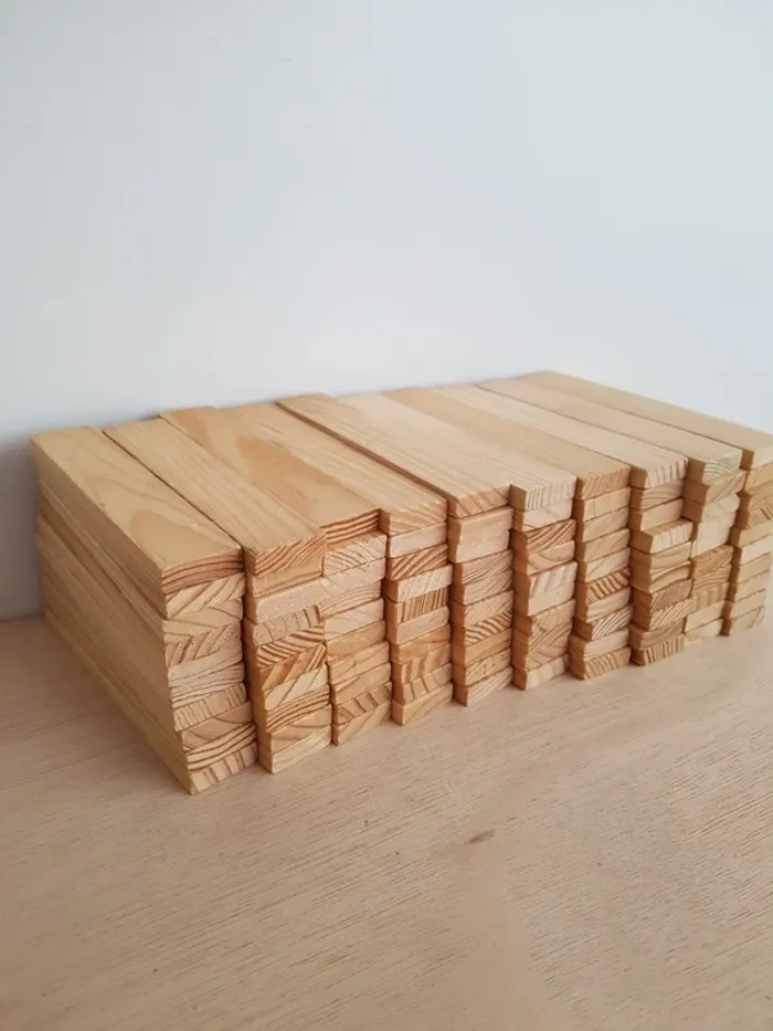 100 planchettes en bois brut - photo numéro 12