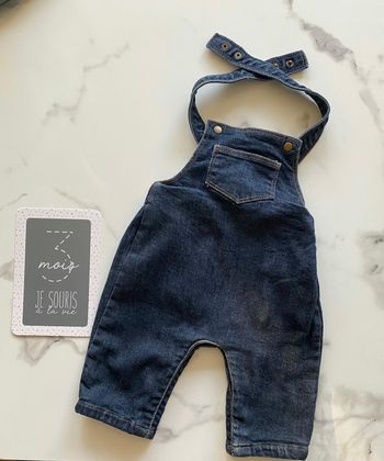 Salopette jeans 3 mois