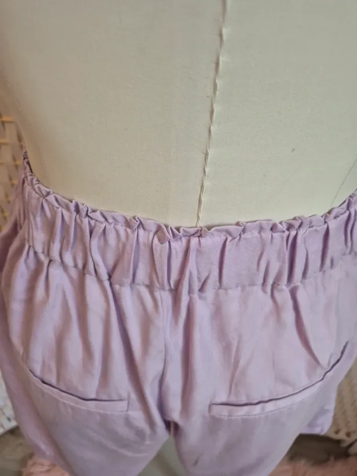 💕joli short taille haute fluide Mauve - tendance et féminin TS / 36 bizzbee 💕 - photo numéro 6
