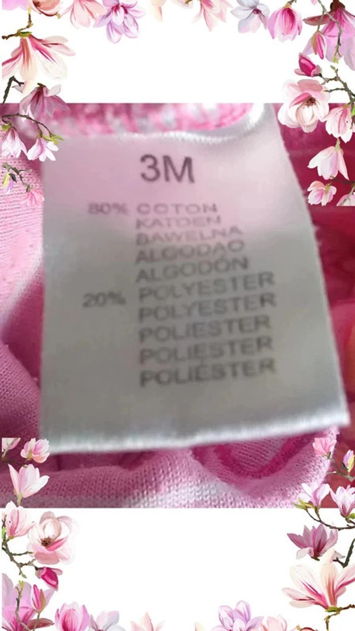 Pyjama fille, une pièce, 3 mois --2 vêtements achetés le 3ème offert - photo numéro 11