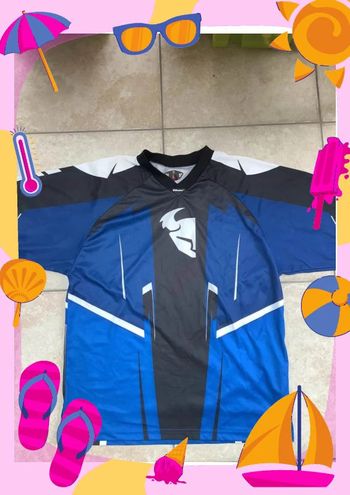 Thor Phase motocross Jersey series 2016 L bleu