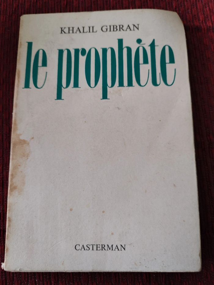 Livre ancien : Le Prophète - Khalil Gibran