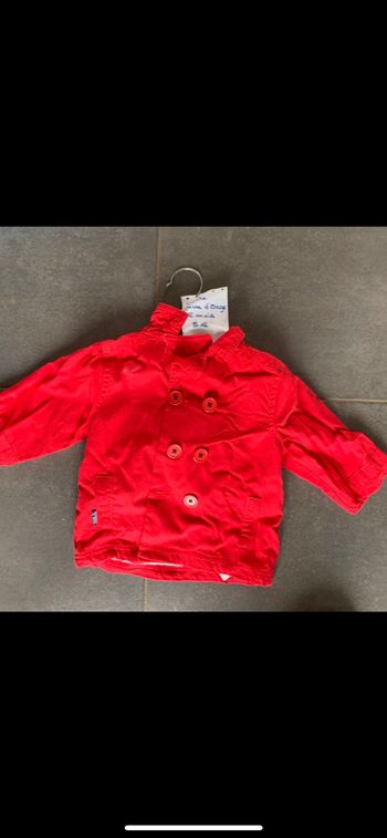 Veste rouge sucre d orge