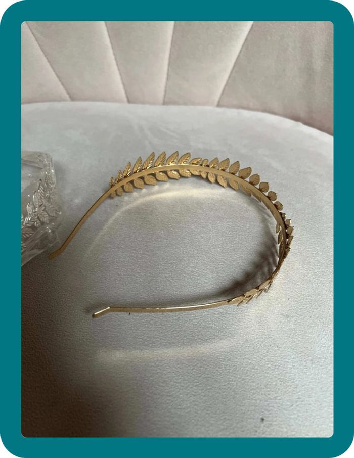 Lot de deux serre-tête motif feuillages taille unique - photo numéro 2