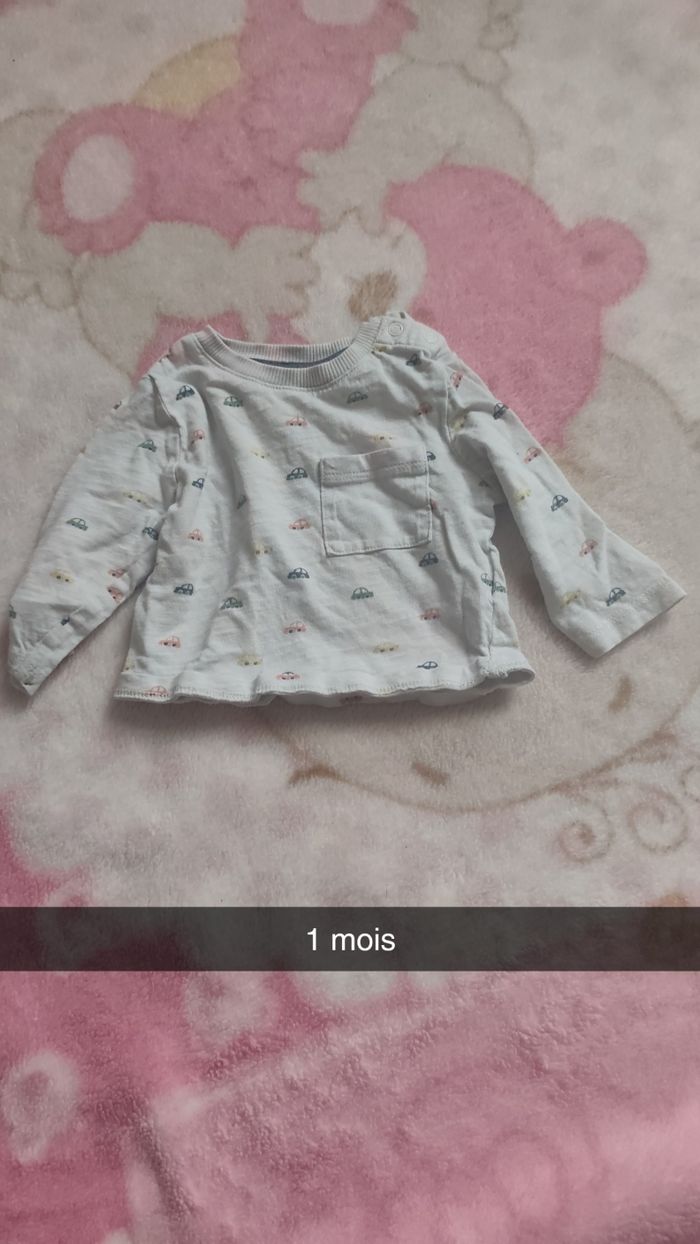 Maillot manches longues 1 mois - photo numéro 2