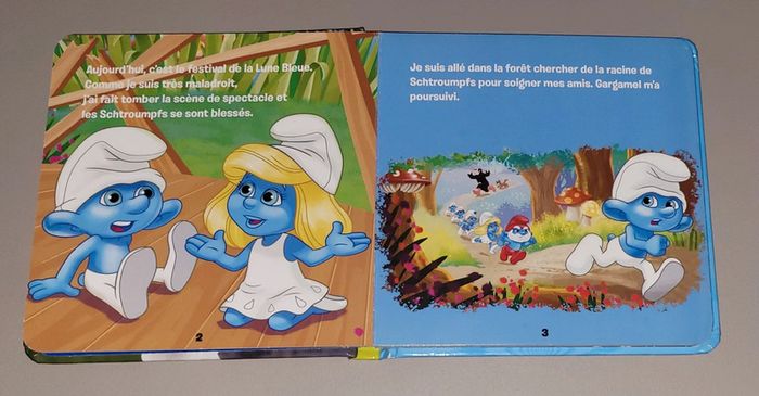 Livre : les schtroumpfs. L histoire du schtroumpf maladroit - photo numéro 2