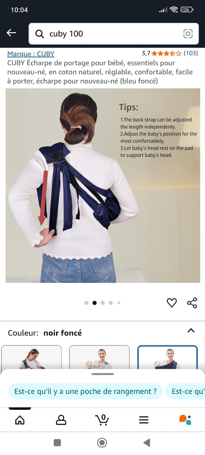 Vend porte bebe - photo numéro 2