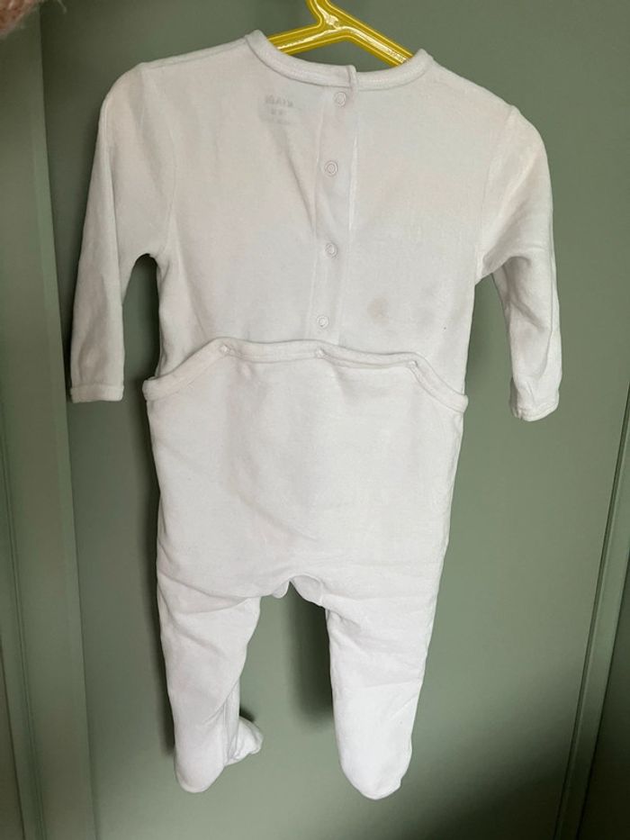 Pyjama en velours blanc 🧸 - photo numéro 2
