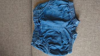 Short jean foncé